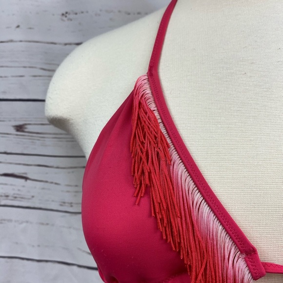 VS Pink Fringe‎ Swim Top - Picture 6 of 8